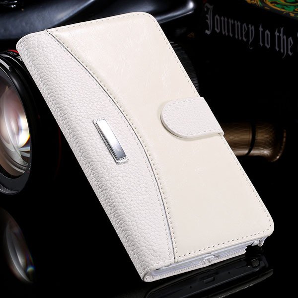 Business Wallet Pouch Bag For Samsung Galaxy Note 4 N9100 Full Lea 32249753668-3-white