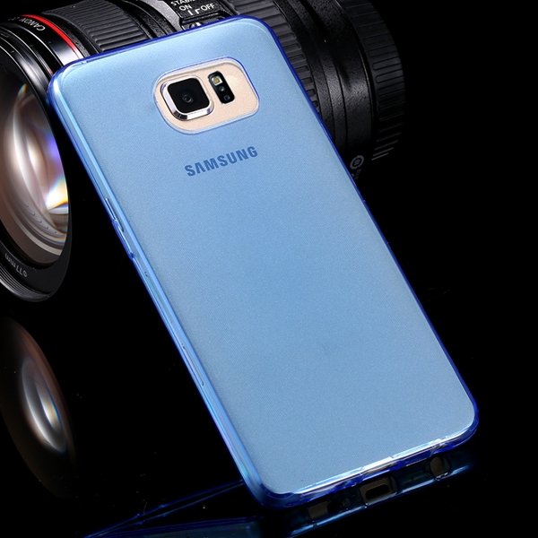 S6 Flexible Tpu Clear Case 0.3Mm Super Thin Back Cover For Samsung 32299284919-2-blue