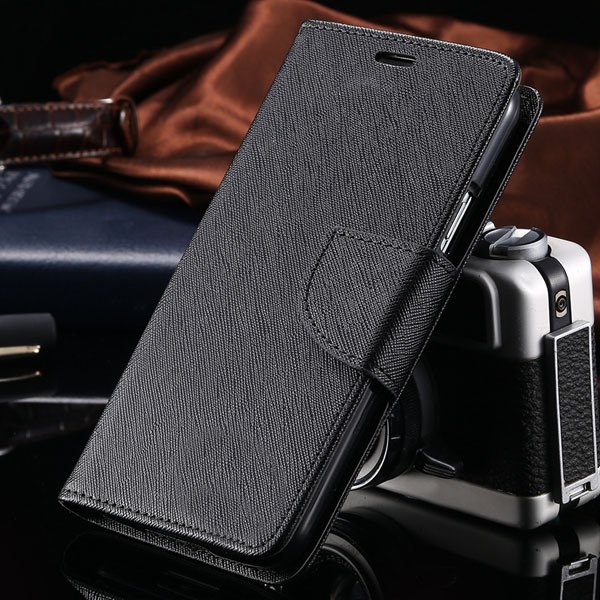 S6 Luxury Pu Leather Case Wallet Book Cover For Samsung Galaxy S6 32301691284-6-all black