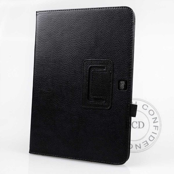 For Samsung Tab 3 Pu Leather Case Flip Wallet Cover Full Body Prot 1138274905-1-Black