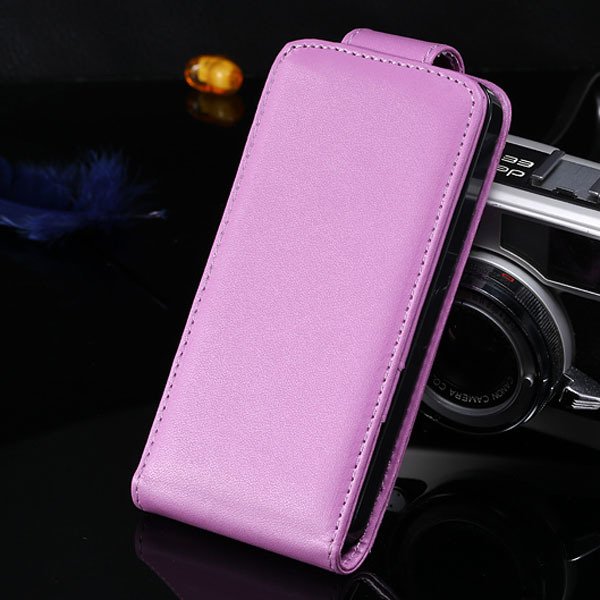 5S Flip Case Pu Leather Cover For Iphone 5 5S 5G Vertical Full Cov 1850210035-8-purple