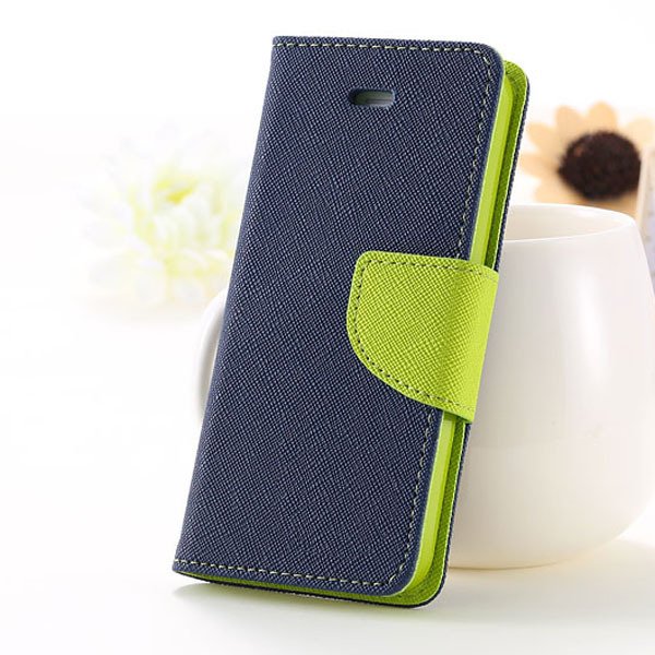 5C Case Wallet Book Style Full Case For Iphone 5C Colorful Flip Pu 1774245439-8-deep blue
