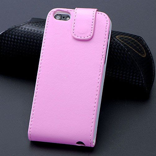 5C Pu Leather Case Flip Phone Cover For Iphone 5C Full Protect Wit 1348779321-4-Pink