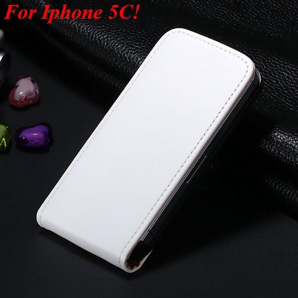 5C Genuine Leather Case Flip Cover For Iphone 5C Vertical Mobile P 1855464865-8-white for 5C