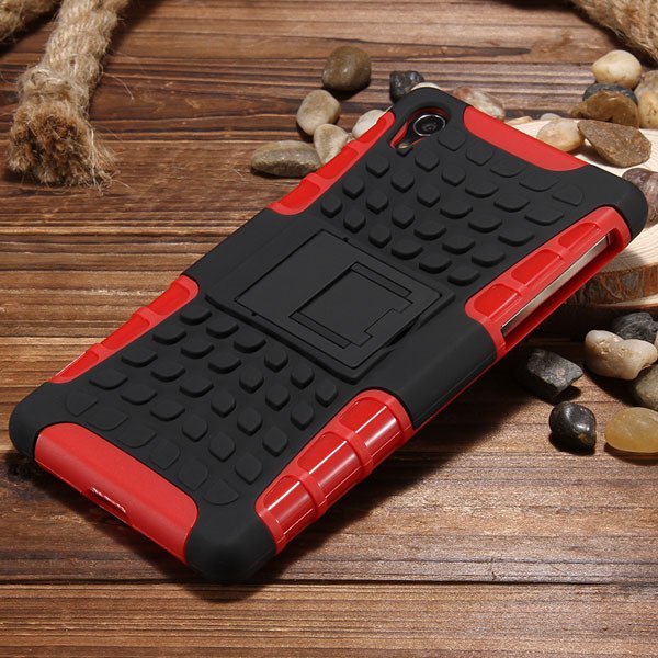Z2 Armor Case Heavy Duty Back Cover For Sony Xperia Z2 L50W D6503 32274455562-6-red