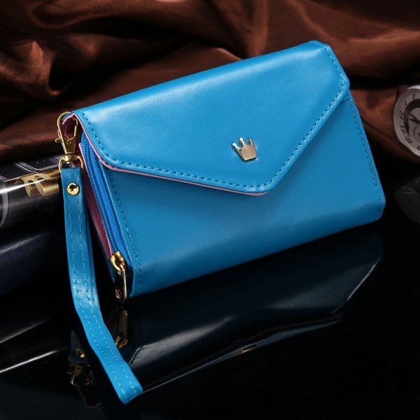 General Phone Pouch Bag For Chinese Jiayu G1/2/3/4/5 Pu Leather Ca 1321819684-7-deep blue