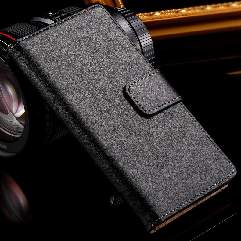 Z3 Genuine Leather Case For Sony-Ericsson Xperia Z3 D6603 D6643 Lu 32276680490-1-black