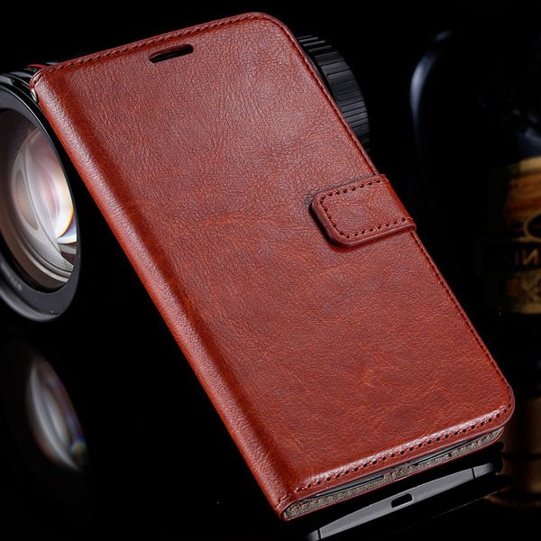 For Nexus 6 Luxury Pu Leather Case Pouch Wallet Book Cover For Mot 32284872314-5-brown