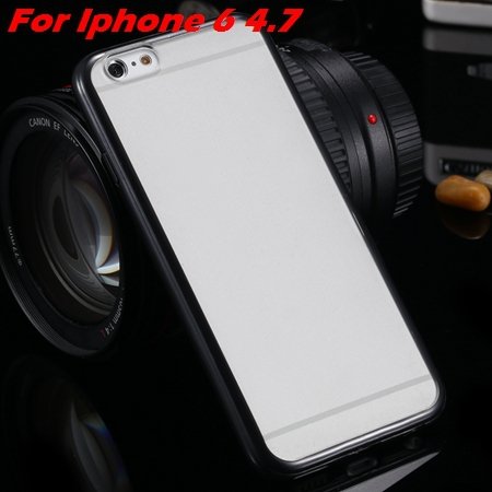 New Arrival Slim Colorful Tpu Clear Case For Iphone 6 4.7'' Phone 2018245815-1-black For Iphone 6