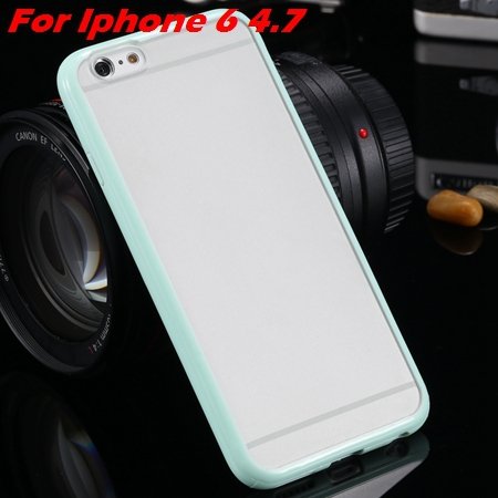 New Arrival Slim Colorful Tpu Clear Case For Iphone 6 4.7'' Phone 2018245815-2-mint For Iphone 6