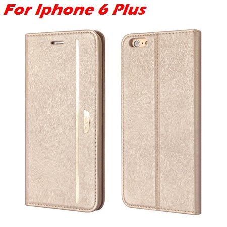 Luxury Fashion High Quality Leather Case For Iphone 6 Flip Case St 2055637345-3-Gold For I6 Plus