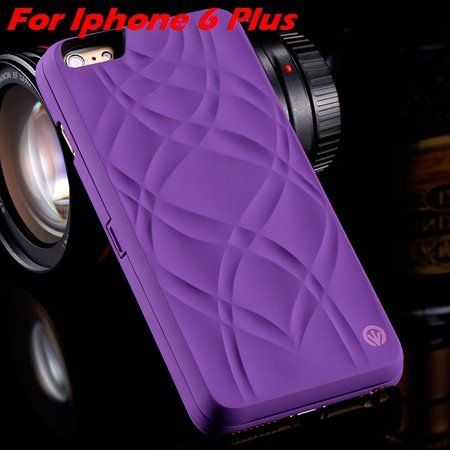 Fashion Lady Necessary 3D Water Flip Pu Leather Case For Iphone 6 32282429199-6-Purple For I6 Plus