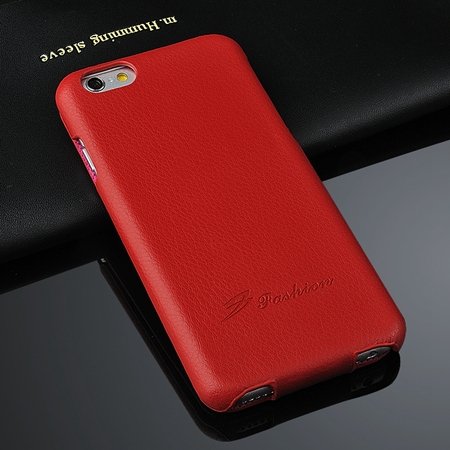Retro Luxury Genuine Leather Case For Iphone 6 4.7Inch Lychee Patt 2045872907-3-Red