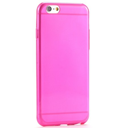 Ultra Thin 0.3Mm Flexible High Clear Tpu Soft Case For Iphone 6 4. 2039105537-7-Hot Pink
