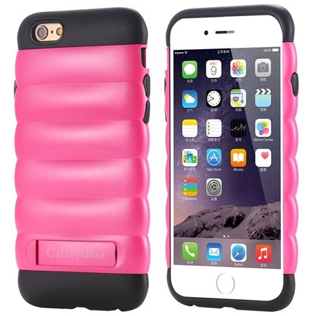 Cute Luxury Pc+ Tpu Hybird Armor Case For Iphone 6 4.7Inch Mobile 32302464039-4-Hot Pink