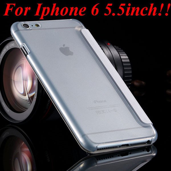 I6 Window View Case For Iphone 6 4.7Inch/5.5Inch Plus Full Wallet 32232345815-10-white for plus