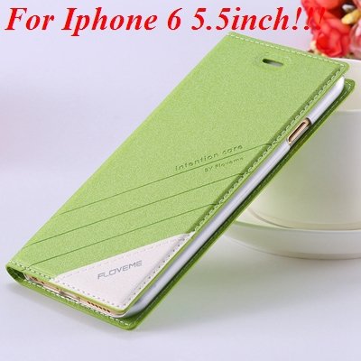 I6/6 Plus Magnetic Flip Wallet Case Original Brand Pu Leather Cove 32229188925-10-green for plus