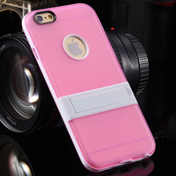 Amazing Triangle Bracket Case For Iphone 6 4.7'' Back Phone Shell 2046192931-8-pink