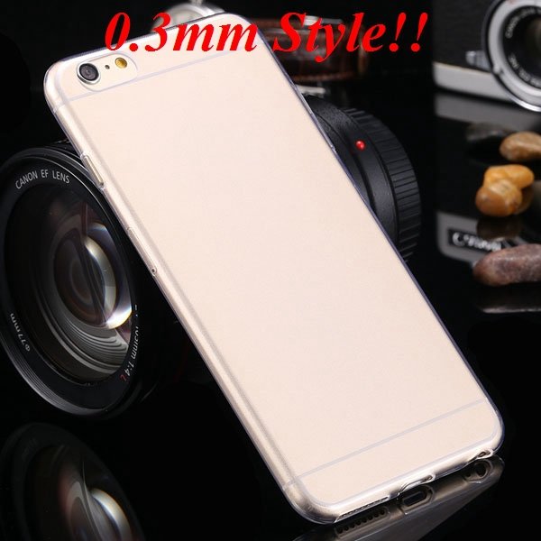 I6 Plus Tpu Clear Case Ultra Thin Flexible Soft Cover For Iphone 6 32237203163-5-Thin clear