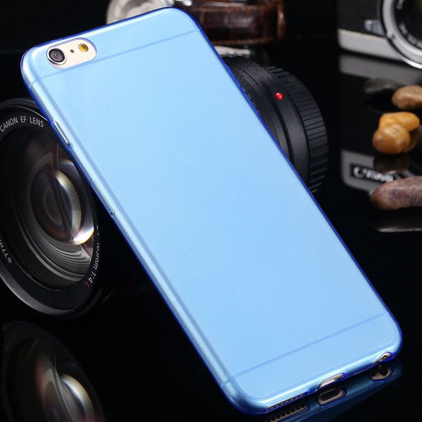 Newest 0.3Mm Ultra Thin Soft Tpu Clear Case For Iphone 6 Plus 5.5' 2021451886-3-blue
