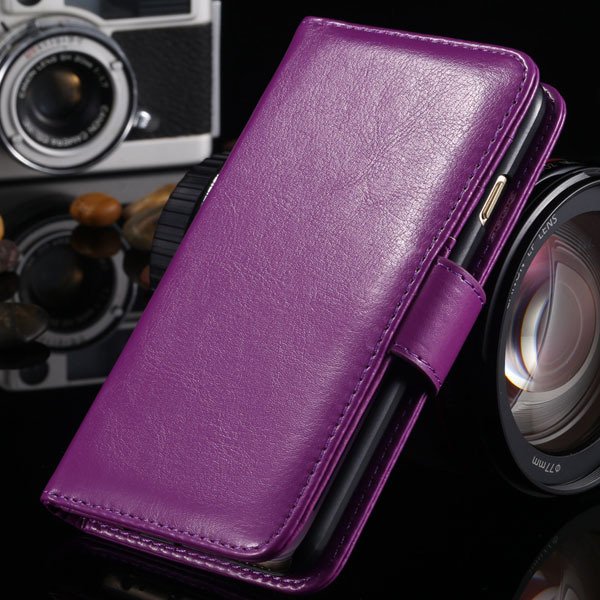 I6 Pu Leather Case Photo Frame Stand Cover For Iphone 6 4.7Inch Fu 1990192816-8-purple