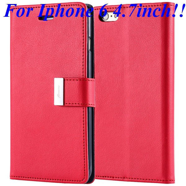 I6/6 Plus Luxury Original Brand Case Pu Leather Cover With Card Ba 32275986058-2-red for iphone 6
