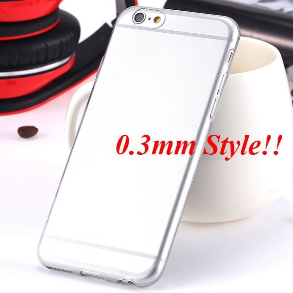 Latest Flexible Soft High Transparent Case For Iphone 6 4.7'' Clea 2042995313-9-Thin gray