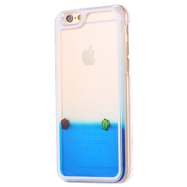 I6 Plus Flow Liquid Sand Glitter Quicksand Back Case For Iphone 6 32278056572-10-fish blue