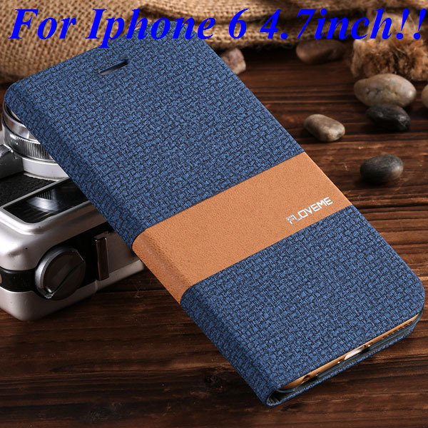 I6/6 Plus Luxury Original Brand Pu Leather Case For Iphone 6 4.7In 32276577085-4-blue for iphone 6