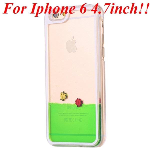 I6/6 Plus Dynamic Flowing Liquid Fish Clear Case For Iphone 6 4.7I 32277567848-5-green for iphone 6