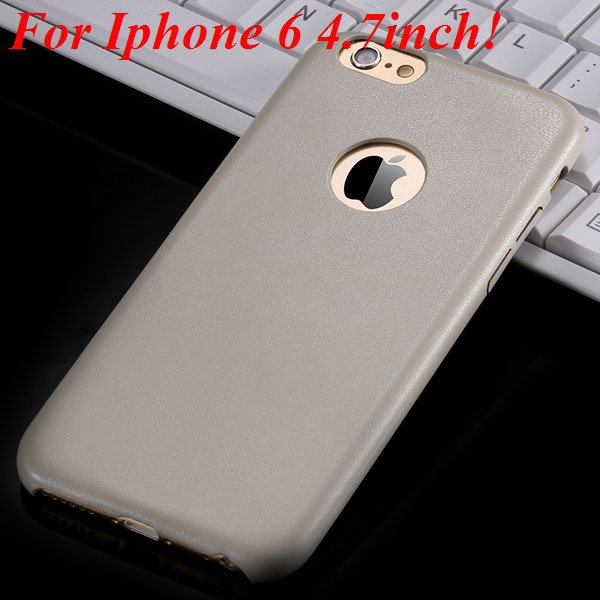 I6 Slim Case Original Ultra Thin Pu Leather Cover For Iphone 6 4.7 32261009616-3-beige for iphone 6