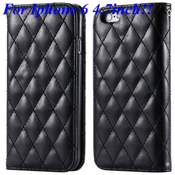 I6 Full Case Magnetic Protect Phone Case For Iphone 6 4.7Inch Flip 32261161199-1-black