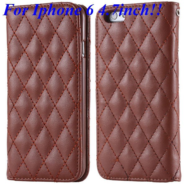I6 Full Case Magnetic Protect Phone Case For Iphone 6 4.7Inch Flip 32261161199-5-brown