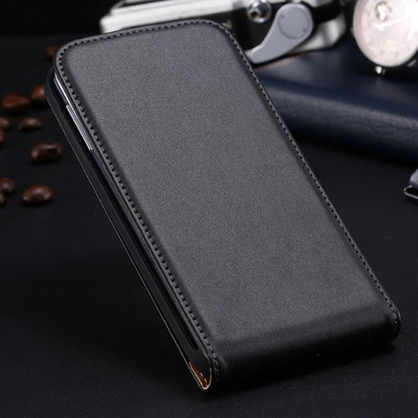 S5 Flip Real Leather Case For Samsung Galaxy S5 I9600 Full Protect 1790067218-1-black