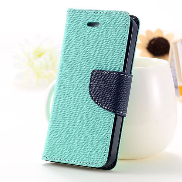 5C Case Wallet Book Style Full Case For Iphone 5C Colorful Flip Pu 1774245439-7-mint green