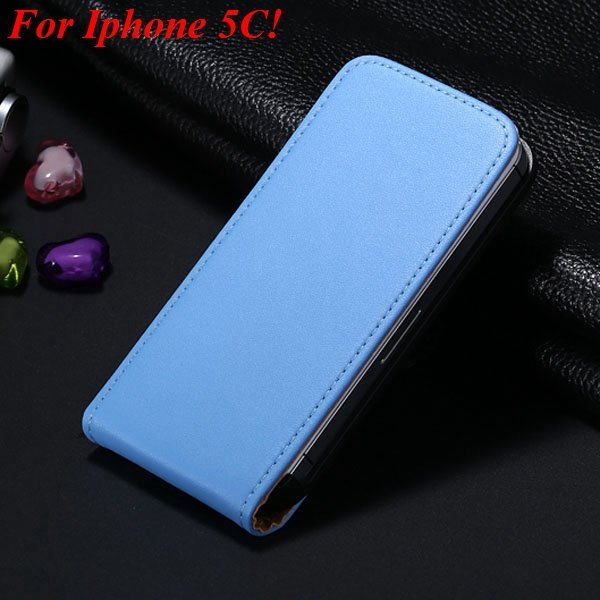 5C Genuine Leather Case Flip Cover For Iphone 5C Vertical Mobile P 1855464865-2-blue for 5C