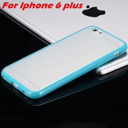 New Arrival Slim Colorful Tpu Clear Case For Iphone 6 4.7'' Phone 2018245815-17-Green For I6 Plus