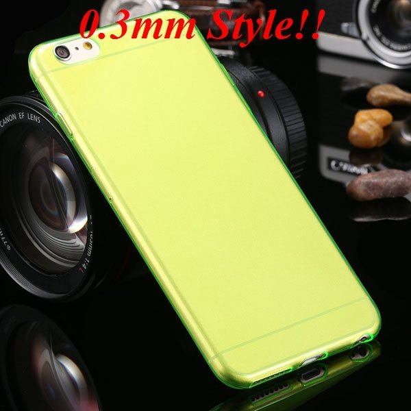 I6 Plus Tpu Clear Case Ultra Thin Flexible Soft Cover For Iphone 6 32237203163-3-Thin green