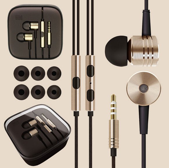 New 1Pcs Top Quality Metal Piston Earphones Headphones Headset Wit 1911714937-2-Silver