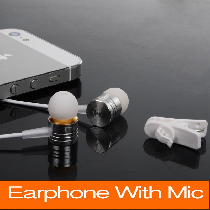 New 2015 Brand 3.5Mm Jack In Ear Headphone Earphone Mic For Xiaomi 1756330045-1-Silver
