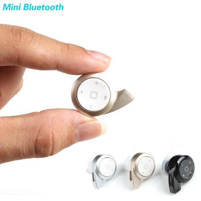 New 2014 Stereo Headset Bluetooth Earphone Headphone Mini V4.0 Wir 2052599763-3-Gold