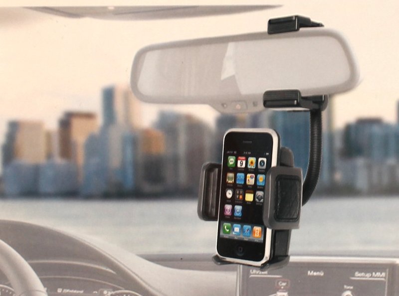 Car Auto Rear View Mirror Mount Holder Stand For Cell Phone Mobile 2051448464-1-