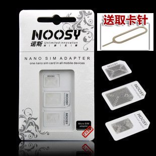 Noosy 3 In 1 Nano Micro Standard Sim Card Adaptor Adapter + Eject 2030946880-1-