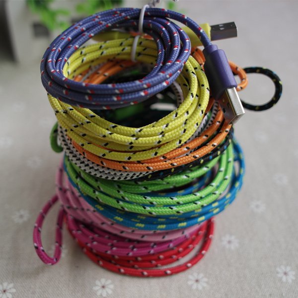 High Quality 2M/6Ft 30Pin Braided Woven Wire For Apple Iphone 4 4S 2055356651-1-