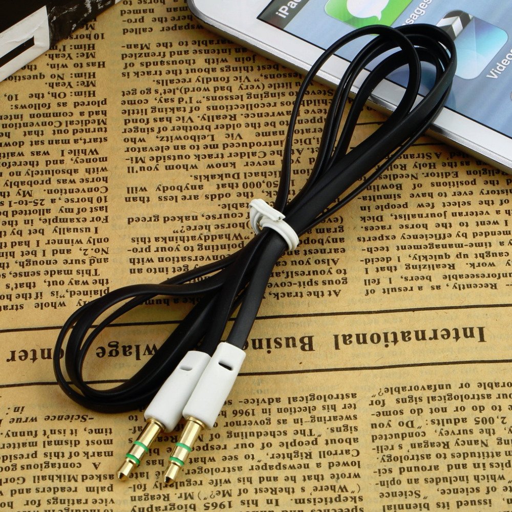 3.5Mm Male To Male 1M Stereo Audio Jack Aux Auxiliary Cable For Ip 1650053430-1-