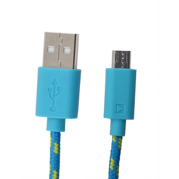 3M/10Ft Micro Usb Charger Hemp Rope Sync Data Cable Cord For Cell 1956236533-1-