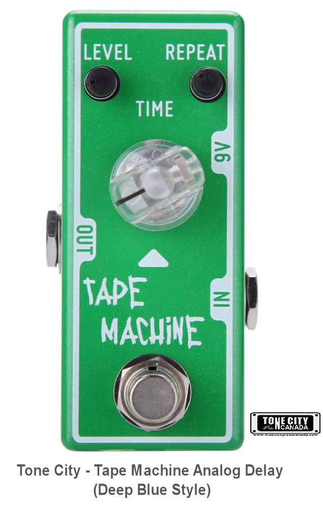 Tone City Tape Machine Delay TC-T4 EffEct Pedal Micro as Mooer Hand Made True Bypass Free Shipping