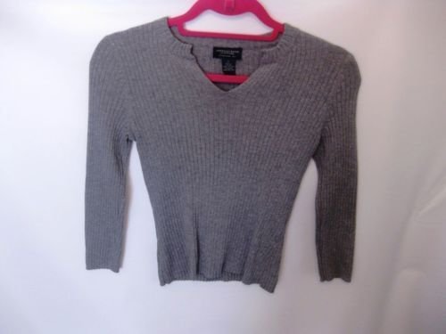 EUC Woman's Small American Eagle Grey Long Sleeve Sweater
