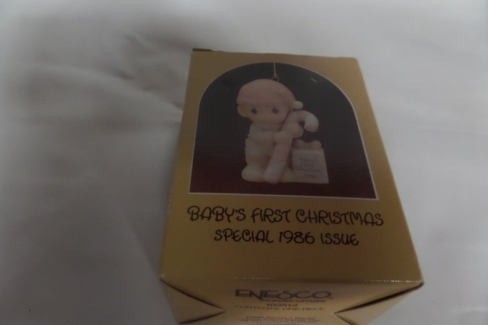 Precious Moments Baby's First Christmas Special 1986 Issue 102512