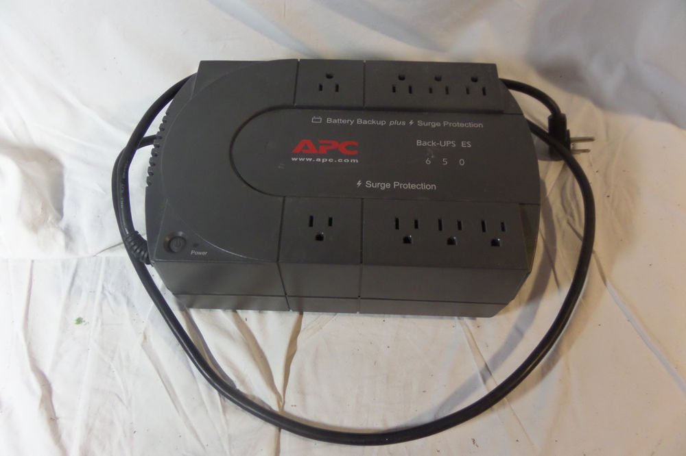 APC DL650T Back-UPS 650 8-outlet Uninterruptible Power Supply